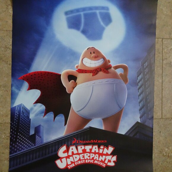 CAPTAIN UNDERPANTS THE FIRST EPIC MOVIE - MOVIE POSTER - ADVANCE - WITH CREDITS - Picture 4 of 4